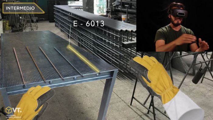 Entrenamiento virtual para corte y soldadura