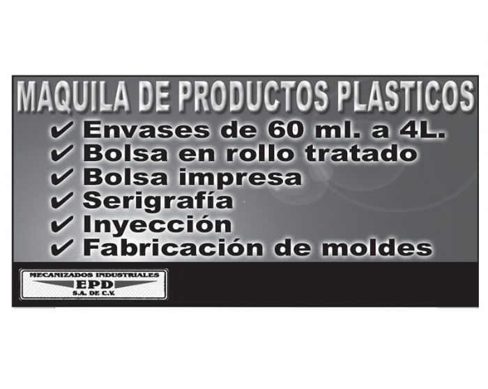productos de plástico