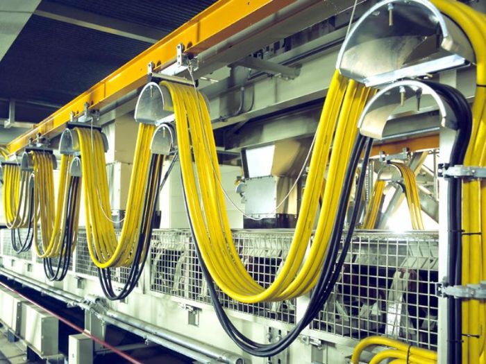Alimentación Electrica para Gruas Viajeras