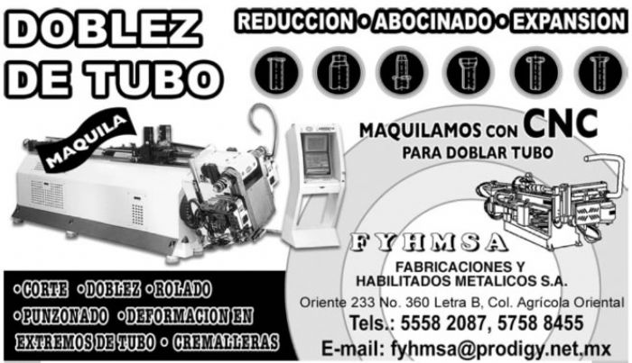 Doblado de Tubos