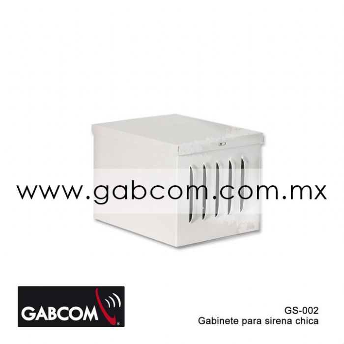 Gabinete metalico para sirena de 15/20 watts