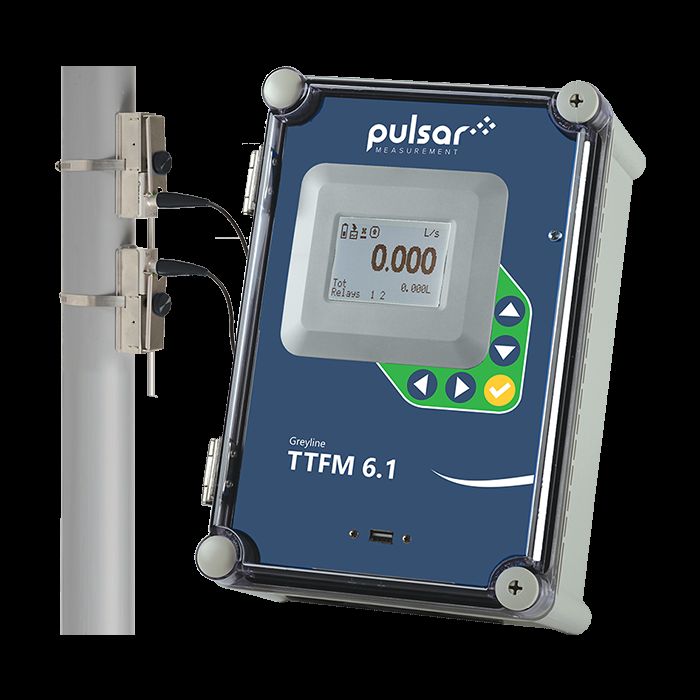 Medidores de flujo ultrasónico tiempo de tránsito TTFM6.1 PULSAR