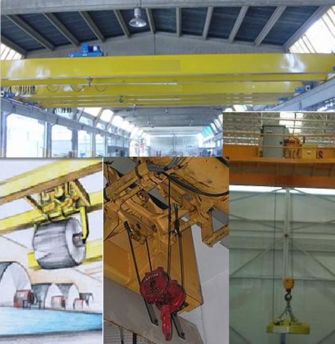 Grúas Viajeras, Gantry, Bandera 
