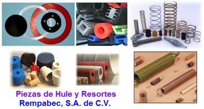 Empaques de Hule y Resortes de Metal