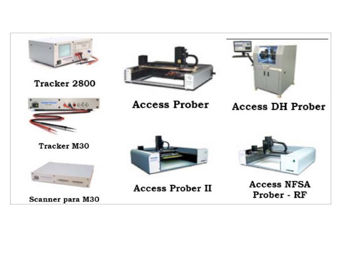 HUNTRON - Equipo para Diagnóstico y Análisis de Fallas en Tarjetas Electrónicas.  Sistema Manual y/o Automático.  NO requiere Alimentar la Tarjeta, ni Esquemáticos, ni CADs