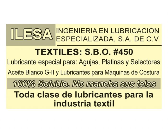 Lubricante especial para agujas