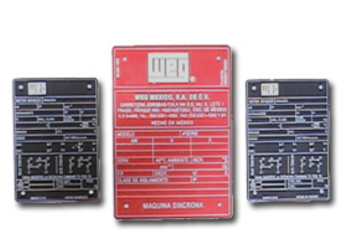 Placas de Aluminio Impresas