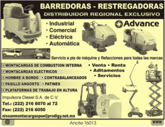 Plataformas de trabajo en altura