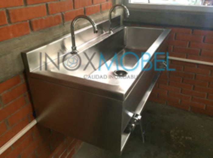 Lavamanos de acero inoxidable - industriales