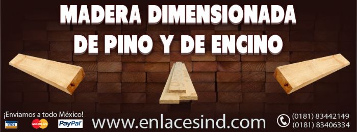 Madera de pino  dimensionada