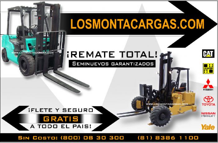 Montacargas Usados en REMATE TOTAL mas de 100 !!!
