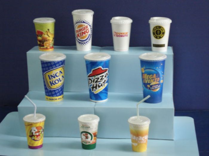 Vasos de carton (polipapel) para bebidas frias y calientes