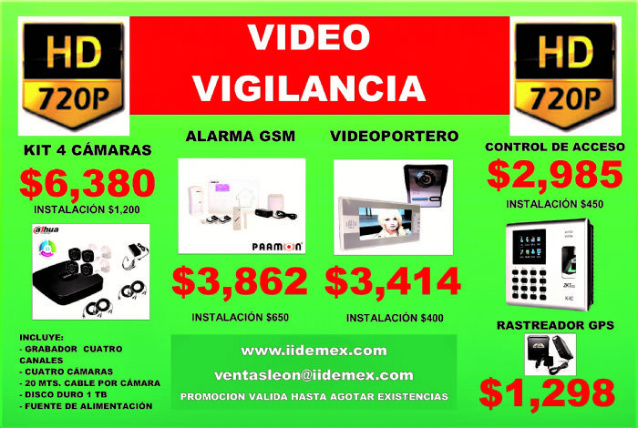 KIT DE CCTV 04 CANALES