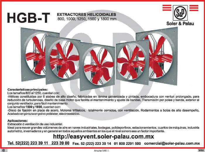 Extractores Helicoidales 