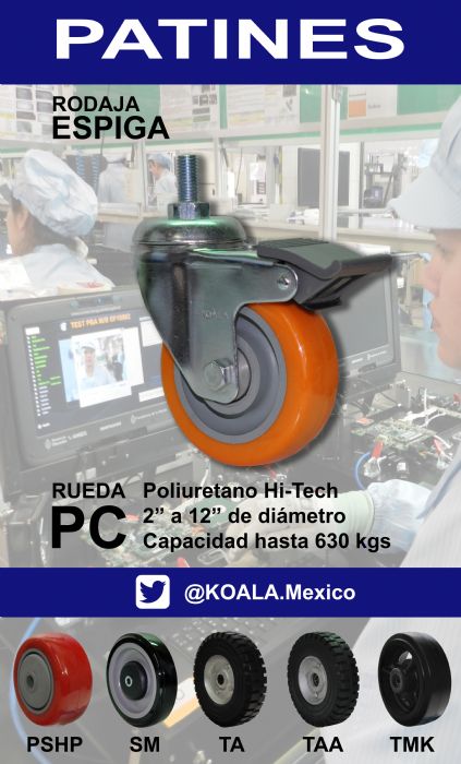 Rodaja Rueda Poliuretano KOALA