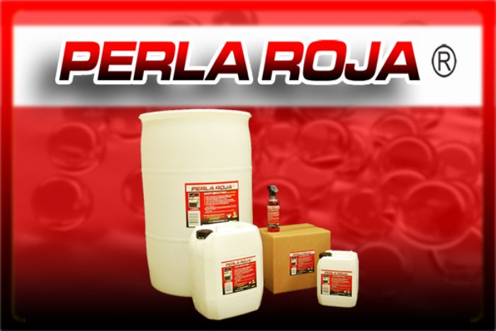 Perla Roja / Antispatter biodegradable