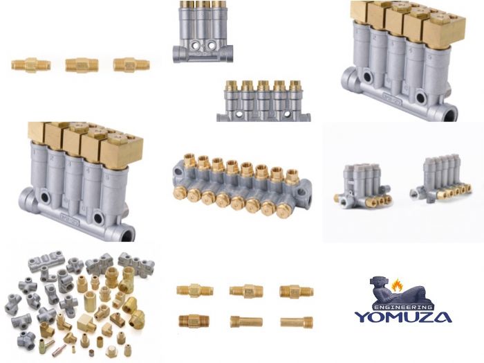 DOSIFICADORES, VALVULAS, DISTRIBUIDORES, BLOCK LUBRICADOR,CONECTORES
