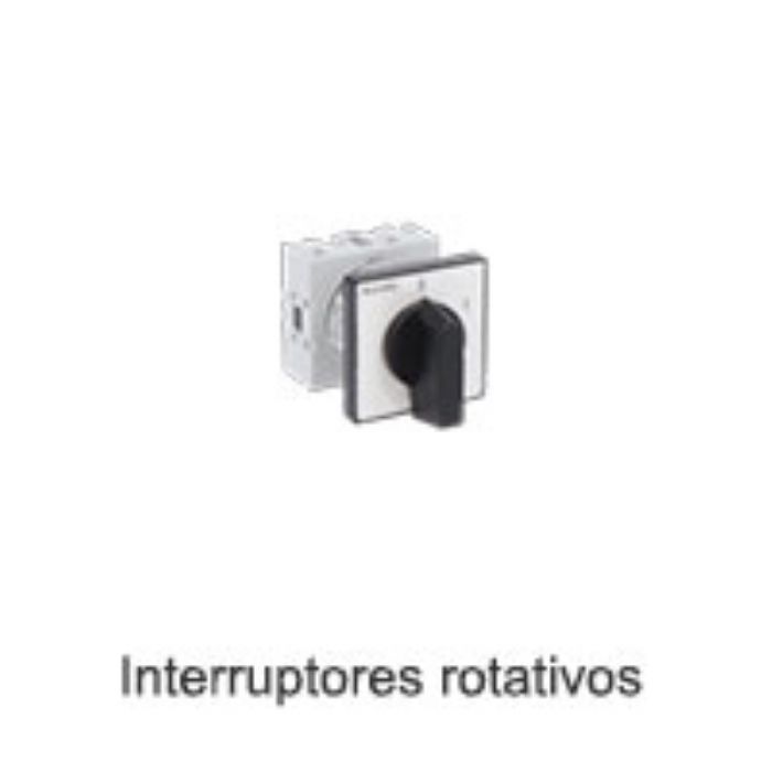 INTERRUPTORES ROTATIVOS 
