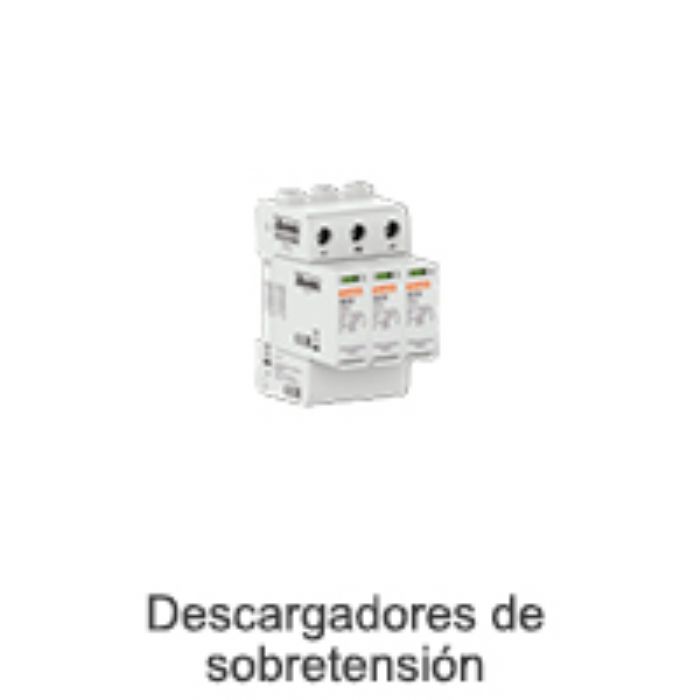DESCARGADORES DE SOBRETENSION 