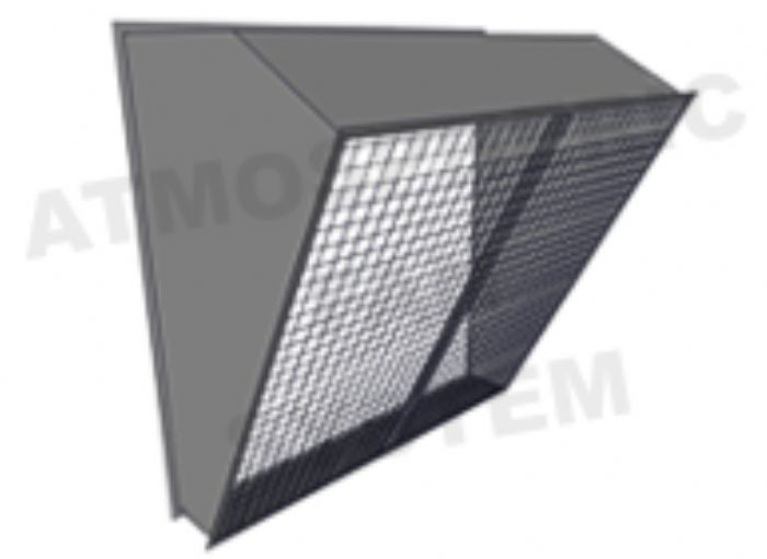 Cubierta cuadrada para ventilador