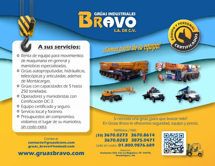 Grúas Industriales (Arrendamiento y Venta)