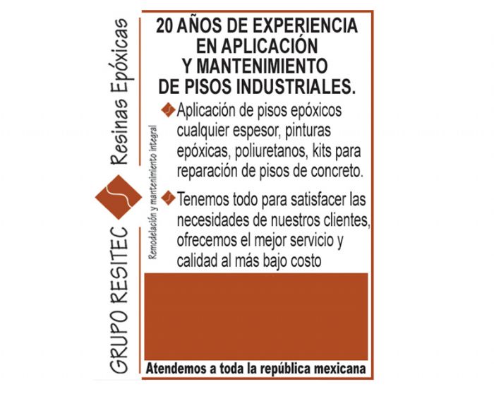 Resinas epóxicas