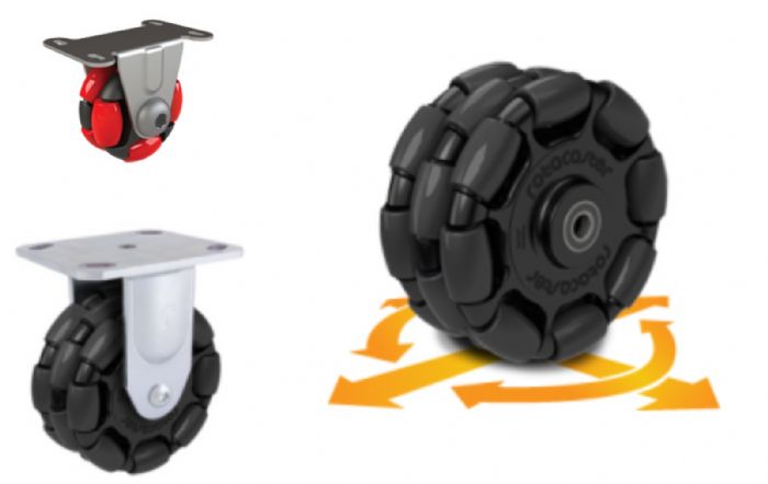ruedas rotacaster (omniwheels)