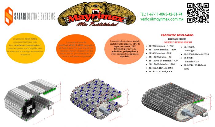 BANDA MODULAR PLASTICA