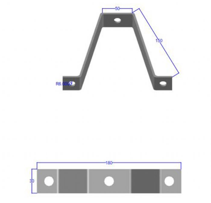 SOPORTE DOBLE PARA SUJETADOR UNIVERSAL