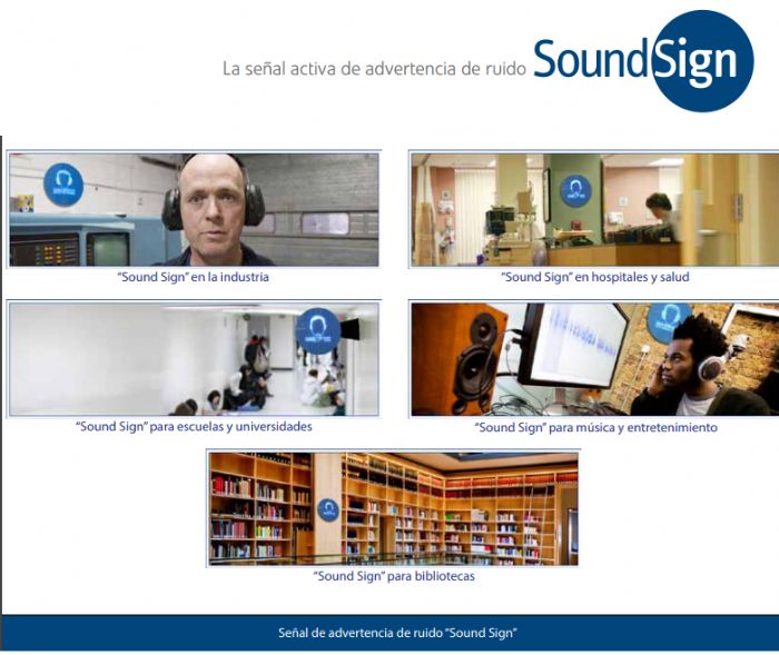 Señal de advertencia de ruido “Sound Sign”