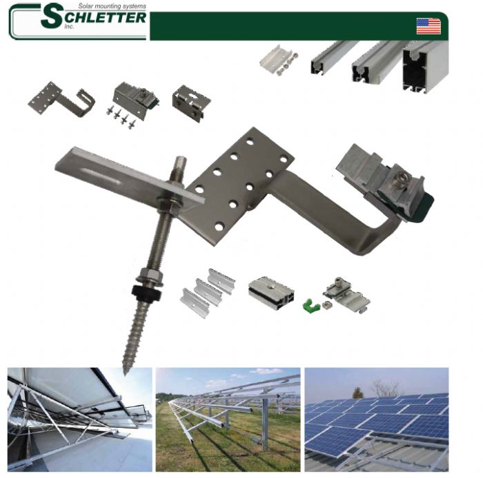 Montajes para sistemas solares/energia fotovoltaica/montajes solares