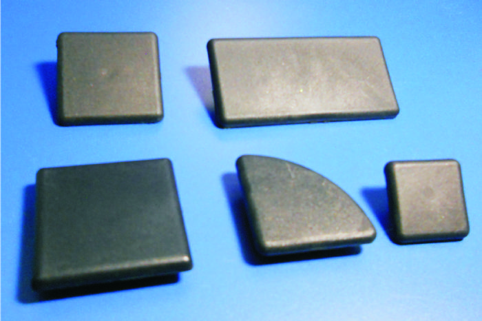 Tapa de plástico para perfil de aluminio
