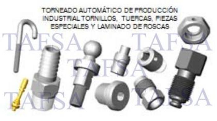 Partes torneadas