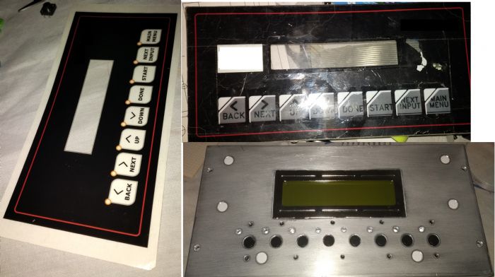 Teclados de membrana y Paneles Teclado+LCD