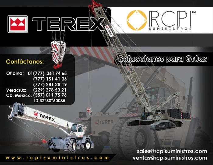 Refacciones para Gruas Terex