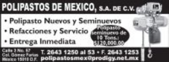 Polipastos Electricos