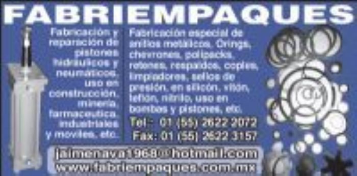 EMPAQUES PARA MAQUINARIA