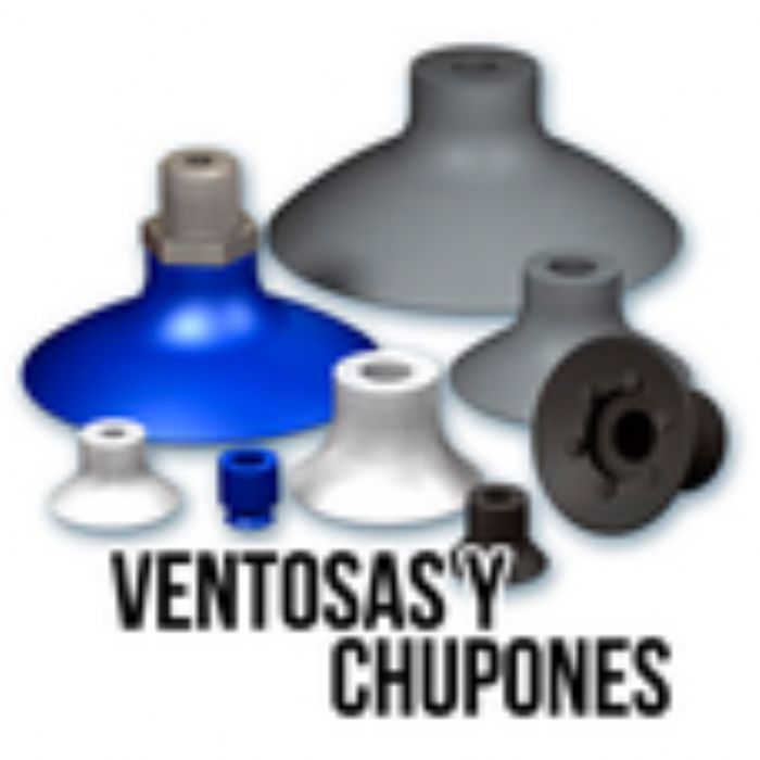Ventosas o chupones de hule silicon, poliuretano, epdm.