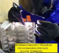 MOLDES, TROQUELES Y PIEZAS DE MAQUINARIA LOS REPARAMOS POR SOLDADURAS ESPECIALES,,TENEMOS TALLER METAL-MECANICO PARA TERMINADO DE PIEZAS,,WHATSAPP 5578983702