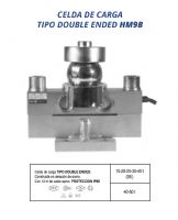 Celda de carga TIPO DOUBLE ENDED