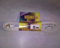 EXTENSION TIPO CASERO BCO. 5 MTS. CAL#16 DUPLEX,OSMI.
