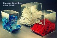 Dulcero de acrílico base diseño