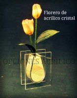 Florero de acrílico cristal