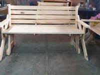 Mesa banca de Jardin