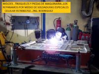 MOLDES TROQUELES Y PARTES DE MAQUINARIA..LOS REPARAMOS POR SOLDADURAS ESPECIALES.