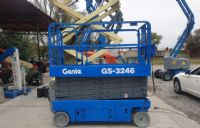 Renta Plataforma de tijera Genie GS3246 12mts altura de trabajo