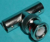 Adaptador en forma T BNC RF 31-208