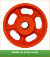 Ruedas de Fundicion de Fierro Solo