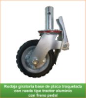 Rodajas para Andamio