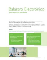 Balastros Electronicos para Lamparas Fluorescentes y de Descarga